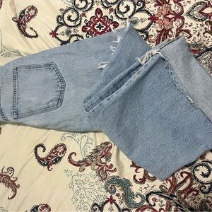 Zara Faded Blue Denim Jeans
